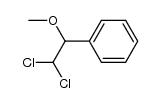α,α-(dichloromethyl)phenylmethylmethyl ether结构式