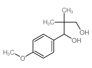 1,3-Propanediol,1-(4-methoxyphenyl)-2,2-dimethyl-结构式