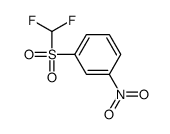 1-(difluoromethylsulfonyl)-3-nitrobenzene Structure