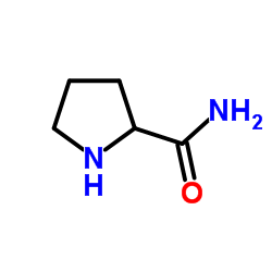DL-脯氨酰胺结构式