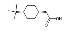 cis-4-tert-butylcyclohexane-1-acetic acid Structure