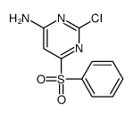 6-(benzenesulfonyl)-2-chloropyrimidin-4-amine结构式