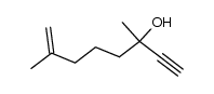 3,7-Dimethyl-7-octen-1-yn-3-ol结构式