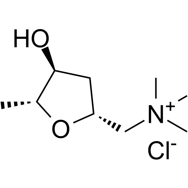 (±)-Muscarine chloride Structure