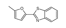 Benzothiazole, 2-(5-methyl-2-furanyl)- (9CI)结构式