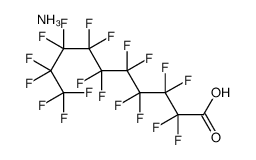ammonium nonadecafluorodecanoate structure
