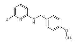 6-BROMO-N-(4-METHOXYBENZYL)PYRIDIN-2-AMINE Structure