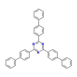 2,4,6-三([1,1'-联苯]-4-基)-1,3,5-三嗪结构式
