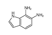 1H-Indole-6,7-diamine(9CI)结构式