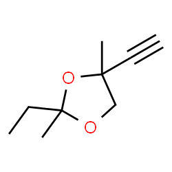 1,3-Dioxolane,2-ethyl-4-ethynyl-2,4-dimethyl- structure