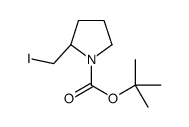(S)-2-Iodomethyl-pyrrolidine-1-carboxylic acid tert-butyl ester Structure