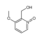 2-Pyridinemethanol, 3-methoxy-, 1-oxide (9CI)结构式
