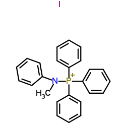 (N-甲基-N-苯基氨基)三苯基碘化物结构式