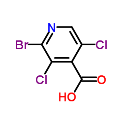 2-BROMO-3,5-DICHLOROISONICOTINIC ACID Structure