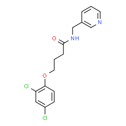 4-(2,4-dichlorophenoxy)-N-(pyridin-3-ylmethyl)butanamide Structure
