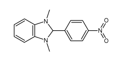 2-(4-nitrophenyl)-1,3-dimethyl-benzimidazoline结构式