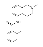 2-Iodo-N-(1,2,3,4-tetrahydro-2-methylisoquinolin-5-yl)-benzamide Structure