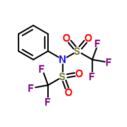N-苯基双(三氟甲磺酰亚胺)结构式