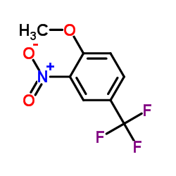4-甲氧基-3-硝基三氟甲苯结构式
