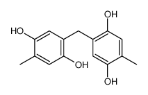 2-[(2,5-dihydroxy-4-methylphenyl)methyl]-5-methylbenzene-1,4-diol Structure