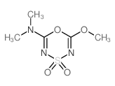 6-methoxy-N,N-dimethyl-4,4-dioxo-1,4,3,5-oxathiadiazin-2-amine结构式