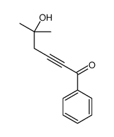 5-hydroxy-5-methyl-1-phenylhex-2-yn-1-one结构式