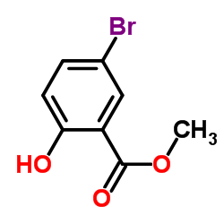 Methyl 5-Bromosalicylate Structure