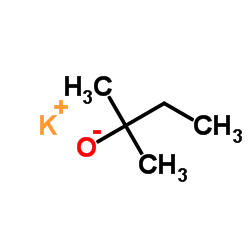 Potassium 2-methyl-2-butanolate structure