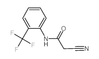 2-Cyano-N-[2-(trifluoromethyl)phenyl]acetamide Structure