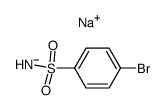 sodium ((4-bromophenyl)sulfonyl)amide Structure