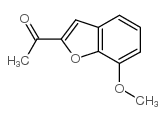 2-乙酰基-7-甲氧基苯并呋喃结构式