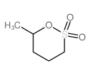 6-methyloxathiane 2,2-dioxide结构式