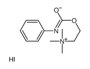 trimethyl-[2-(phenylcarbamoyloxy)ethyl]azanium,iodide Structure