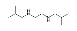 N,N'-bis(2-methylpropyl)ethane-1,2-diamine结构式