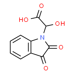 1H-Indole-1-acetic acid, 2,3-dihydro-alpha-hydroxy-2,3-dioxo- (9CI)结构式