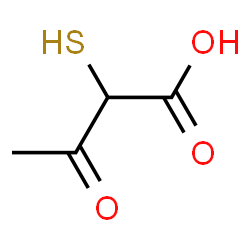 Butanoic acid, 2-mercapto-3-oxo- (9CI)结构式