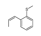 (Z)-methyl(2-(prop-1-en-1-yl)phenyl)sulfane结构式