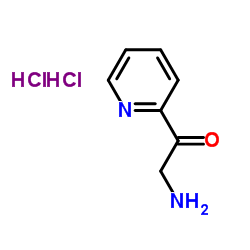 2-氨基-1-(2-吡啶基)乙酮双盐酸盐结构式