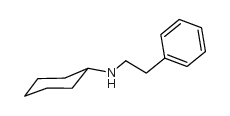 N-(2-phenylethyl)cyclohexanamine结构式
