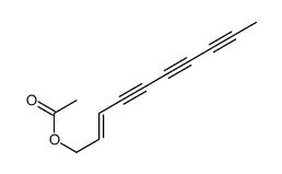 (E)-2-Decene-4,6,8-triyn-1-ol acetate结构式