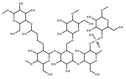 starch food modified: hydroxypropyl distarch phosphate Structure