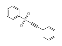 Benzene,[(2-phenylethynyl)sulfonyl]-结构式