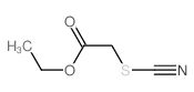 Acetic acid,2-thiocyanato-, ethyl ester Structure