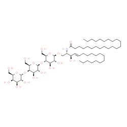 C23 Globotriaosylceramide (d18:1/23:0)结构式