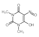 5-hydroxyimino-1,3-dimethyl-1,3-diazinane-2,4,6-trione Structure