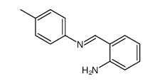 2-[(4-methylphenyl)iminomethyl]aniline Structure