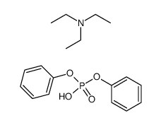 triethylamine diphenyl phosphate Structure