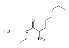 ethyl 2-aminooctanoate,hydrochloride结构式