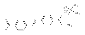阳离子可拔白性橙 D-3R结构式