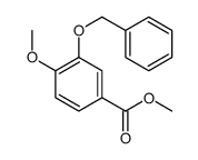 3-(苄氧基)-4-甲氧基苯甲酸甲酯结构式
